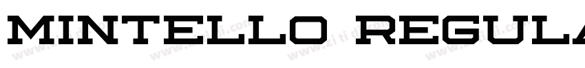 Mintello Regular字体转换 Mintello Regular字体转换
